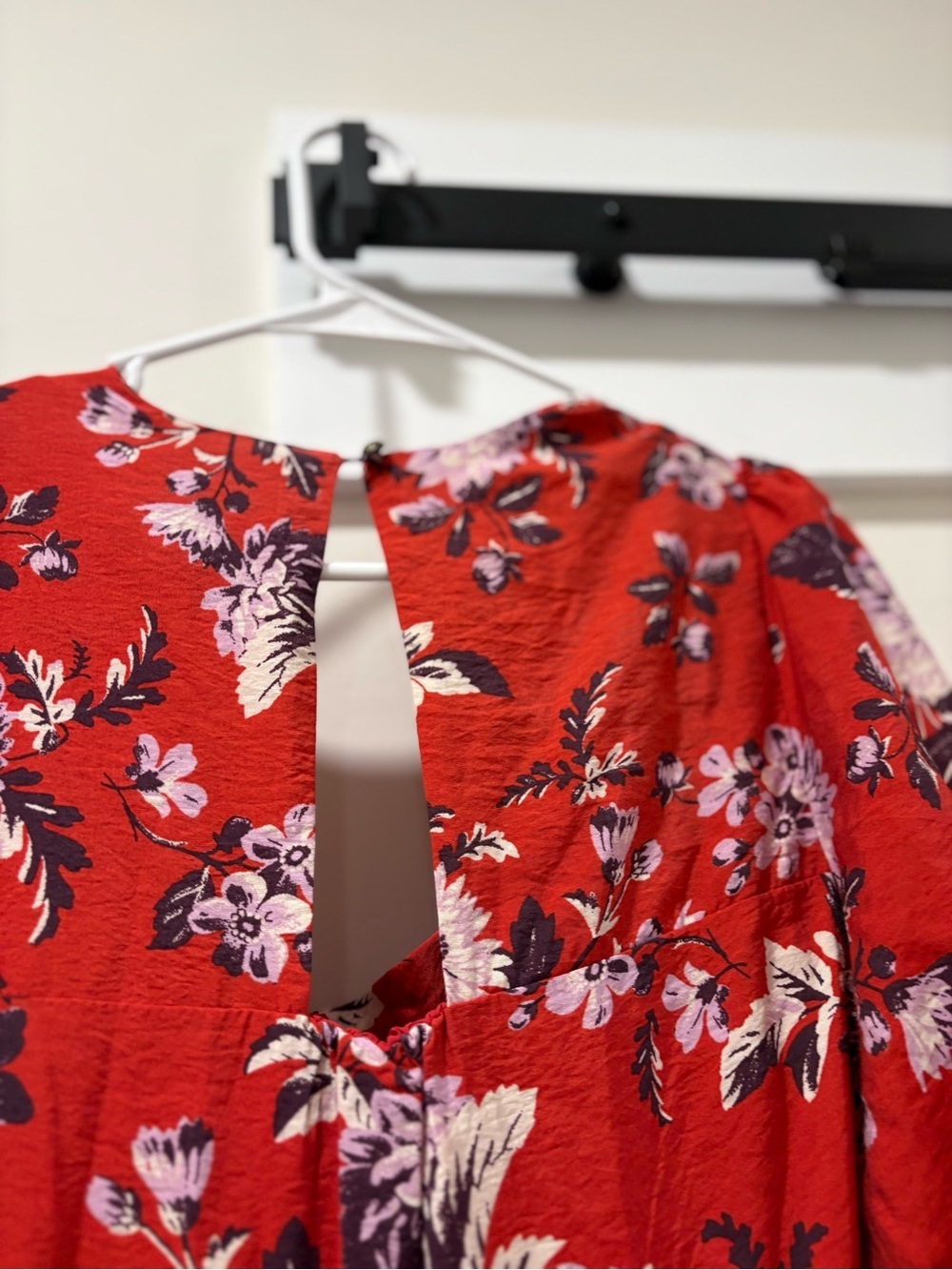 NWT Maeve by Anthropologie Red Floral Dress Size 2 - Picture 9 of 10